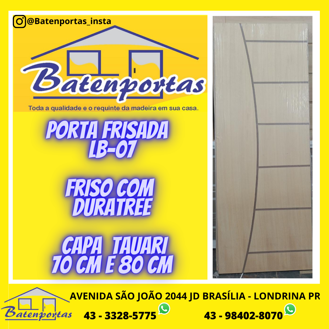 Distribuidora de portas, batentes, guarniçoes em Londrina – Pr